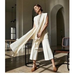 Asymmetrical Cream Zara Top